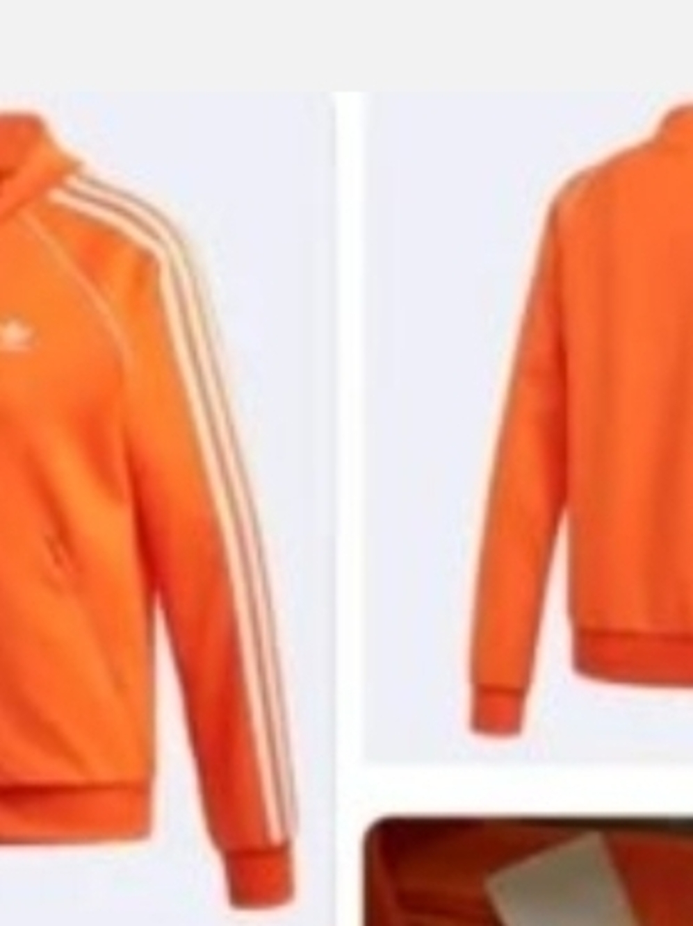 Adidas Originals Sst Track Jacket Orange White Stripes Various ED7589/DH3164